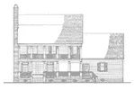 Rear Elevation - Beaufort Plantation Home 128D-0024 - Search House Plans and More