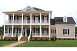 Traditional House Plan Front of House 128D-0025