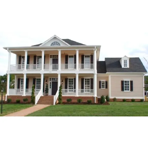 Traditional House Plan Front of Home - Beaumont Colonial Home 128D-0025 - Search House Plans and More