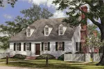 Cabin & Cottage House Plan Front Image - Benjamin House Cape Cod Home 128D-0028 - Search House Plans and More
