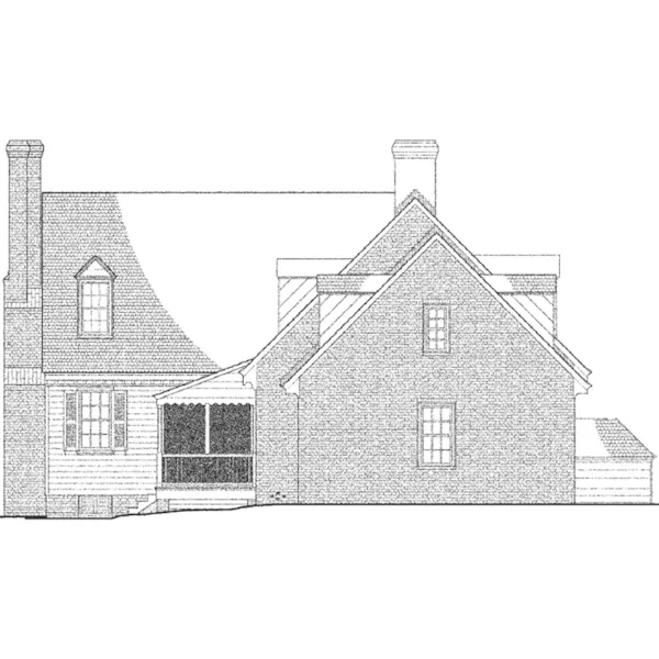 Cabin & Cottage House Plan Rear Elevation - Benjamin House Cape Cod Home 128D-0028 - Search House Plans and More