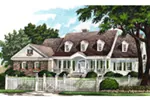 Country House Plan Front Image - Bowlingreen Colonial Home 128D-0031 - Search House Plans and More