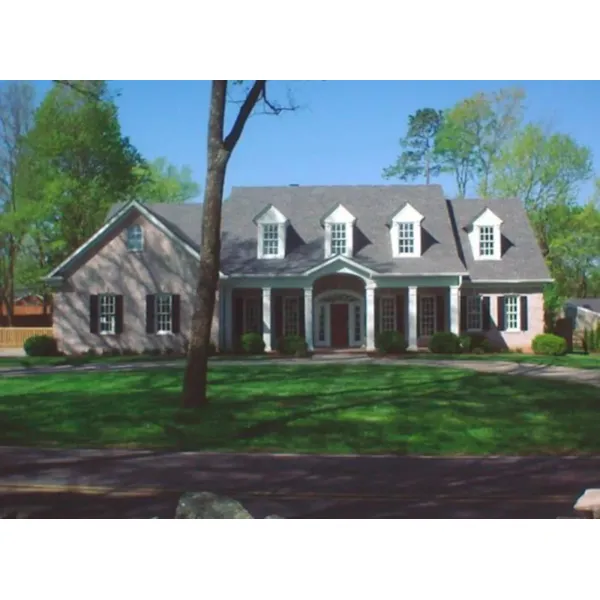 Colonial House Plan Front of Home - Bowlingreen Colonial Home 128D-0031 - Search House Plans and More