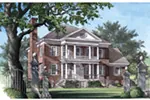 Luxury House Plan Front Image - Brewton House Georgian Home 128D-0032 - Search House Plans and More