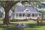 Cabin & Cottage House Plan Front Image - Calabash Southern Home 128D-0035 - Search House Plans and More