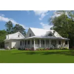 Southern House Plan Front of Home - Calabash Southern Home 128D-0035 - Search House Plans and More