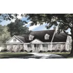 Country House Plan Front of Home - Camden Grove Colonial Home 128D-0036 - Search House Plans and More