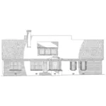 Country House Plan Rear Elevation - Camden Grove Colonial Home 128D-0036 - Search House Plans and More