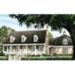 Cape Cod & New England House Plan Front Image - Camellia Creek Southern Home 128D-0038 - Search House Plans and More