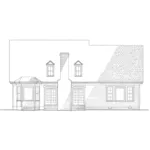 Country House Plan Rear Elevation - Cape May Tide Victorian Home 128D-0041 - Search House Plans and More