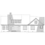 Country House Plan Rear Elevation - Chevy Chase Southern Home 128D-0052 - Search House Plans and More