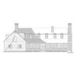 Luxury House Plan Rear Elevation - Christiana Shingle Farmhouse 128D-0053 - Search House Plans and More