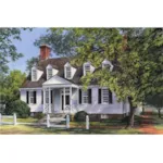 Country House Plan Front Image - Barraud Colonial Home 128D-0061 - Search House Plans and More