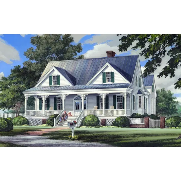 Country House Plan Front of Home - Fairhope Southern Home 128D-0070 - Search House Plans and More