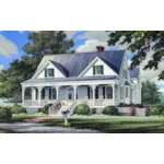 Country House Plan Front of Home - Fairhope Southern Home 128D-0070 - Search House Plans and More