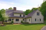 Traditional House Plan Rear Photo 01 - Guilford Hill Colonial Home 128D-0075 - Search House Plans and More