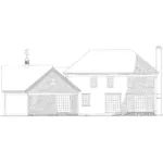 Traditional House Plan Rear Elevation - Hamptons Shingle Style Home 128D-0078 - Search House Plans and More