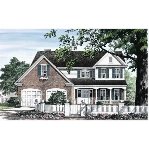 Traditional House Plan Front Image - Holly Ridge Traditional Home 128D-0082 - Search House Plans and More