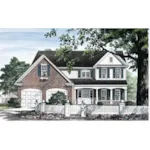 Traditional House Plan Front Image - Holly Ridge Traditional Home 128D-0082 - Search House Plans and More