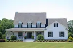 Traditional House Plan Front of Home - Homestead Farm Southern Home 128D-0083 - Search House Plans and More