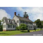 Colonial House Plan Front of Home - James House Colonial Home 128D-0086 - Search House Plans and More