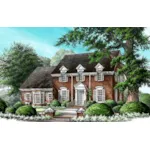 Traditional House Plan Front of Home - 128D-0090 - Shop House Plans and More