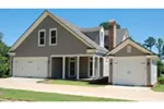 Traditional House Plan Side View Photo 01 - Meadow Lark Acadian Home 128D-0097 - Shop House Plans and More