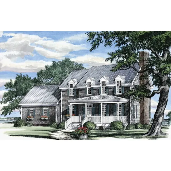 Beach & Coastal House Plan Front Image - Ocracoke Cottage Farmhouse 128D-0109 - Shop House Plans and More