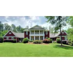 Early American House Plan Front of Home - Richmond Bend Plantation Home 128D-0115 - Shop House Plans and More