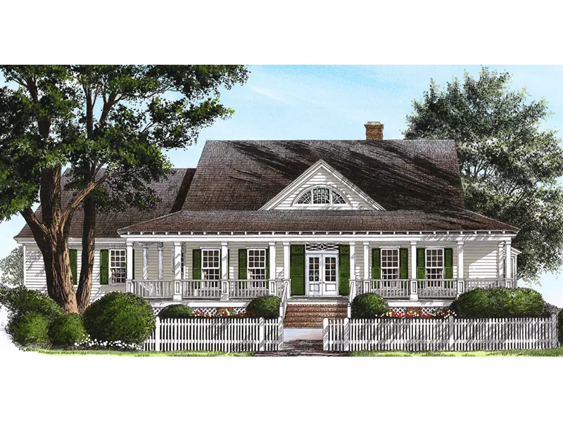 Rustic House Plan Front Image - Santee River Lowcountry Home 128D-0118 - Shop House Plans and More