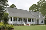 Southern House Plan Front Photo 02 - Shady Banks Acadian Home 128D-0120 - Shop House Plans and More