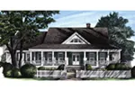 Southern House Plan Front Image - Sullivans Island Coastal Home 128D-0130 - Shop House Plans and More