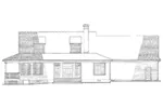 Southern House Plan Rear Elevation - Sullivans Island Coastal Home 128D-0130 - Shop House Plans and More