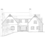 Cape Cod & New England House Plan Rear Elevation - Sunnyside Country Home 128D-0132 - Shop House Plans and More