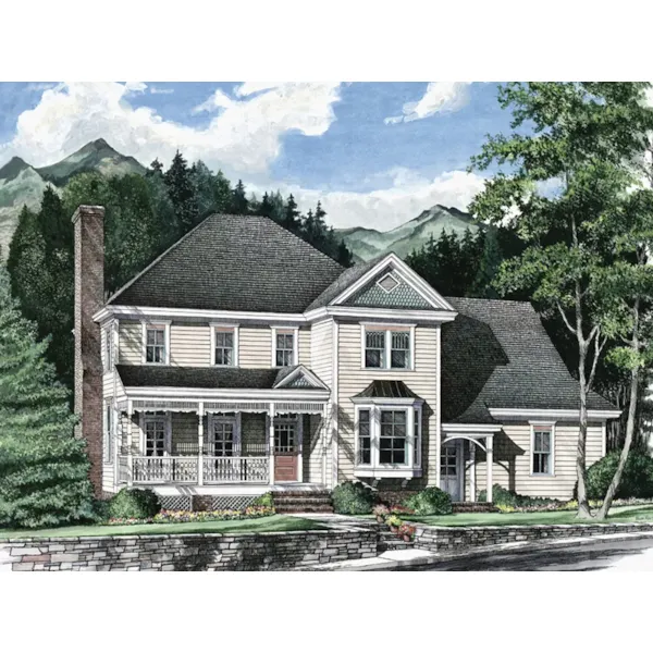 Country House Plan Front Image - Telluride Country Farmhouse 128D-0137 - Shop House Plans and More