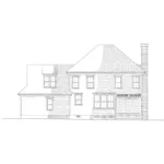 Country House Plan Rear Elevation - Telluride Country Farmhouse 128D-0137 - Shop House Plans and More