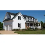 Colonial House Plan Front Photo 02 - Virginia Farmhouse Home 128D-0143 - Shop House Plans and More