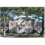 Traditional House Plan Front of Home - Winchester Lane Country Home 128D-0145 - Shop House Plans and More