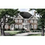 Traditional House Plan Front Image - Wyndham Manor Luxury Home 128D-0148 - Shop House Plans and More