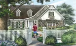 Country House Plan Front of Home - 128D-0152 - Shop House Plans and More