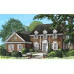 Waterfront House Plan Front Image - Arlington Lane Traditional Home 128D-0154 - Shop House Plans and More