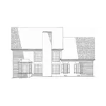 Waterfront House Plan Rear Elevation - Arlington Lane Traditional Home 128D-0154 - Shop House Plans and More