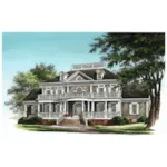 Neoclassical House Plan Front Image - 128D-0169 - Shop House Plans and More