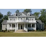 Neoclassical House Plan Front of Home - 128D-0169 - Shop House Plans and More