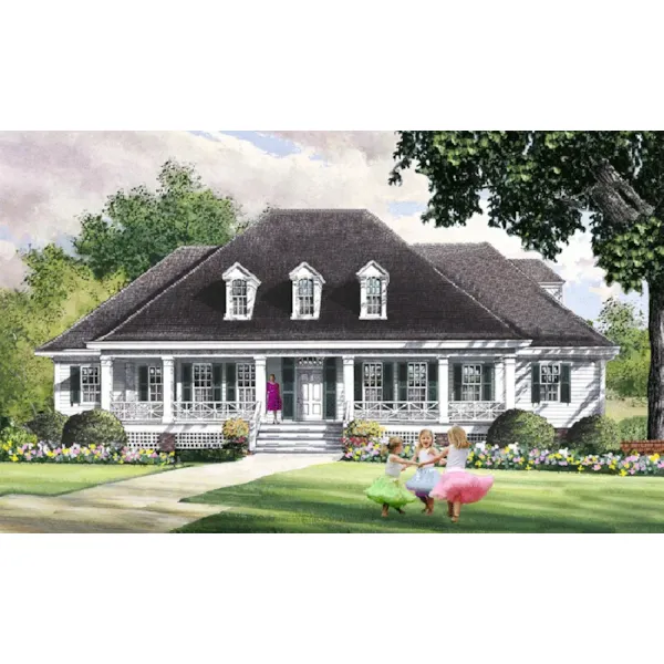 Traditional House Plan Front of Home - 128D-0170 | House Plans and More