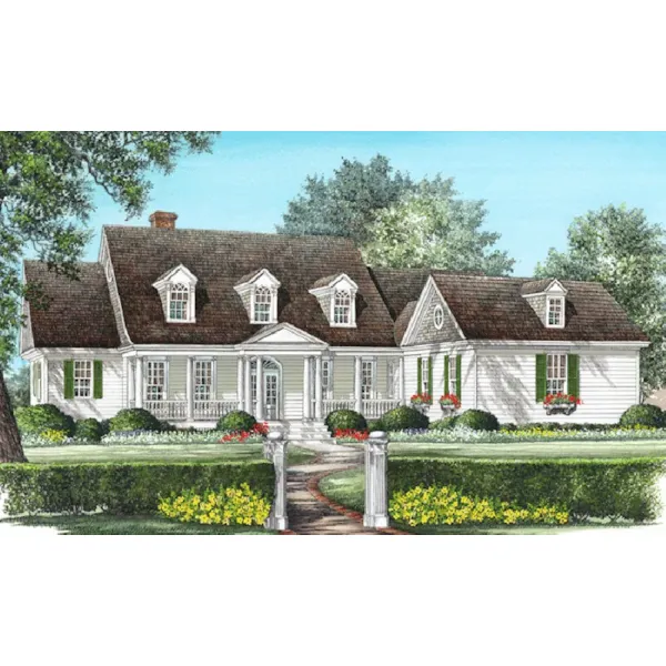 Country House Plan Front of Home - Brookside Country Home 128D-0175 - Shop House Plans and More