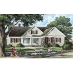 Arts & Crafts House Plan Front of Home - Glendale Lane Country Home 128D-0204 - Shop House Plans and More