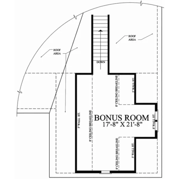 Country House Plan Bonus Room - Havelock Hill Southern Home 128D-0215 - Shop House Plans and More