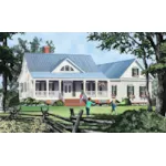 Country House Plan Front of Home - Havelock Hill Southern Home 128D-0215 - Shop House Plans and More