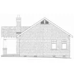 Shingle House Plan Rear Elevation - Laurel Springs Country Cottage 128D-0226 - Shop House Plans and More